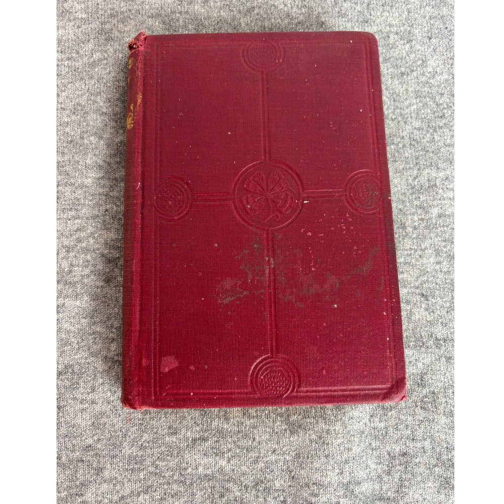 The‎ Spy J Fenimore Cooper Antique 1849 Hardcover Hurst & Company Red Cloth Gold